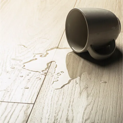 hardwood spills Waterproof flooring | Howard-Carpenter Floor Covering